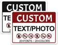 Custom Signs Outdoor Metal, Personalized Street Sign, Create Your Own by POKEHAND