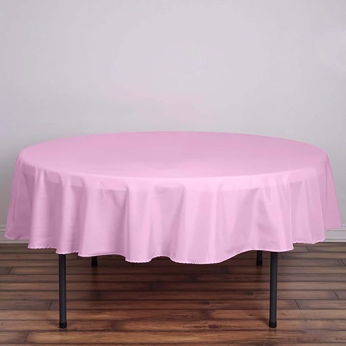 Efavormart Round Tablecloth, 90 Inch Stain & Wrinkle Resistant Washable Table by efavormart