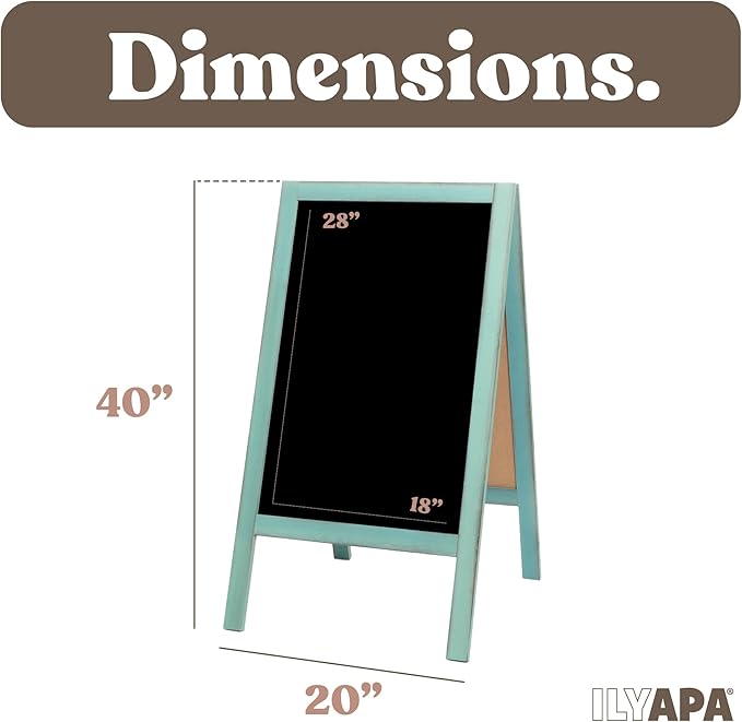 Ilyapa Wooden A-Frame Sign - Image 2