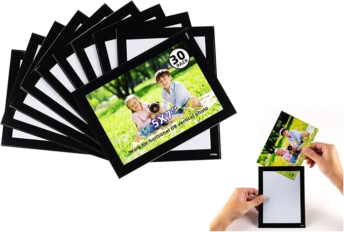 Magnetic Picture Frames 5X7 for Fridge, Magnets Photo Pockets/Sleeves, by MagneticPictureFrameandMagneticLabels