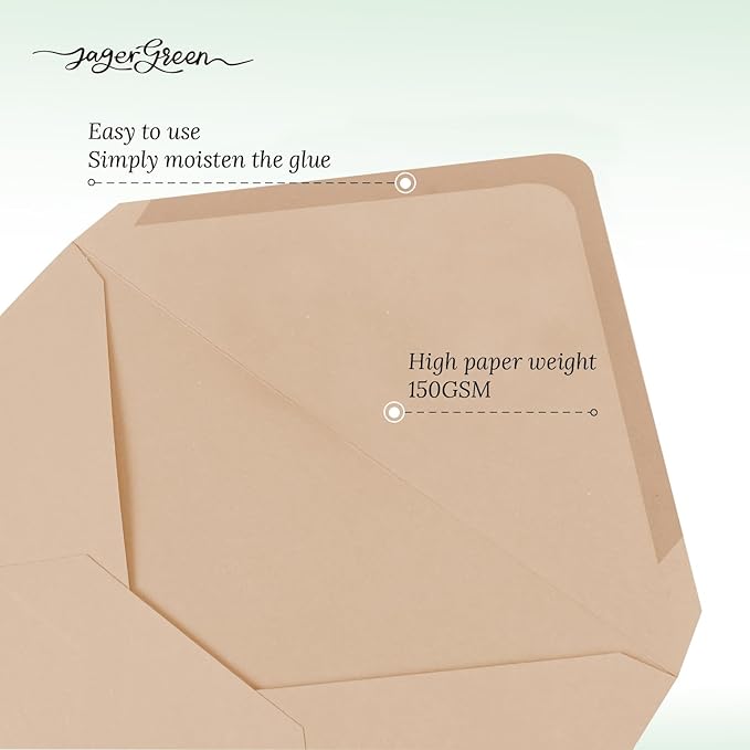 50 Pack 5x7 Envelopes Letter Size, Envelope 5.4x7.6 - Image 7