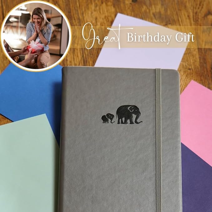 SETTINI Dotted Journal, 192 Archival-Quality Pages, QuillEase Bleed-Free Paper - Image 2
