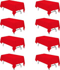 BRILLMAX 8 Pack Red Tablecloths by BRILLMAX