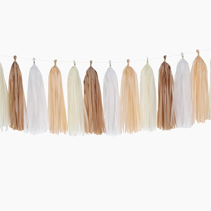 Boho Rainbow Baby-Shower Party-Decorations Tassel-Garland - Image 6