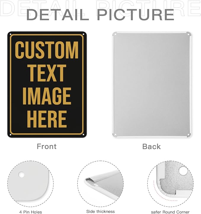 Custom Signs Outdoor Metal Sign Custom Sign Outdor Indoor Personalized Signs - Image 7