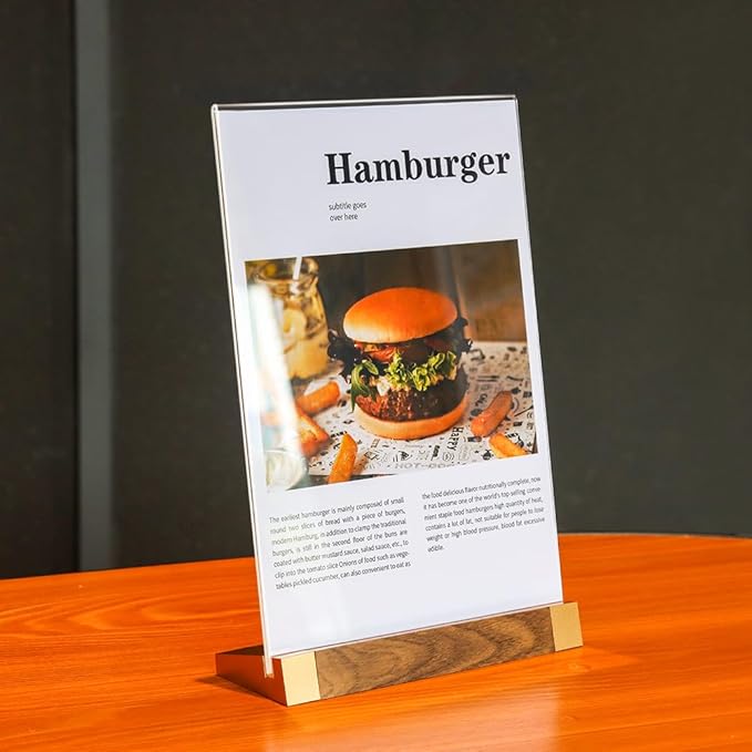 Acrylic Mini Sign Holder 4x6 Inch - Image 2