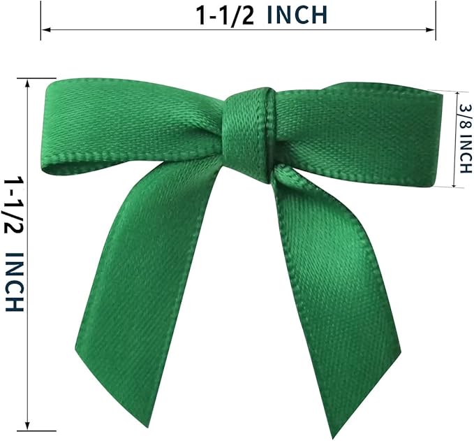 50pcs 1.5 inch Mini Satin Ribbon Bows - Image 3