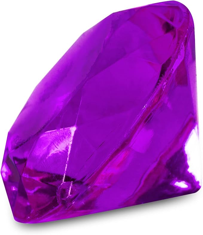 Super Z Outlet Acrylic Color Faux Round Diamond Crystals Treasure Gems - Image 3
