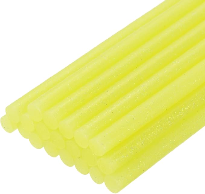 uxcell 20pcs Hot Glue Sticks for Glue Gun 7mm/0.27-inch x 8-inch Mini Hot Melt by uxcell