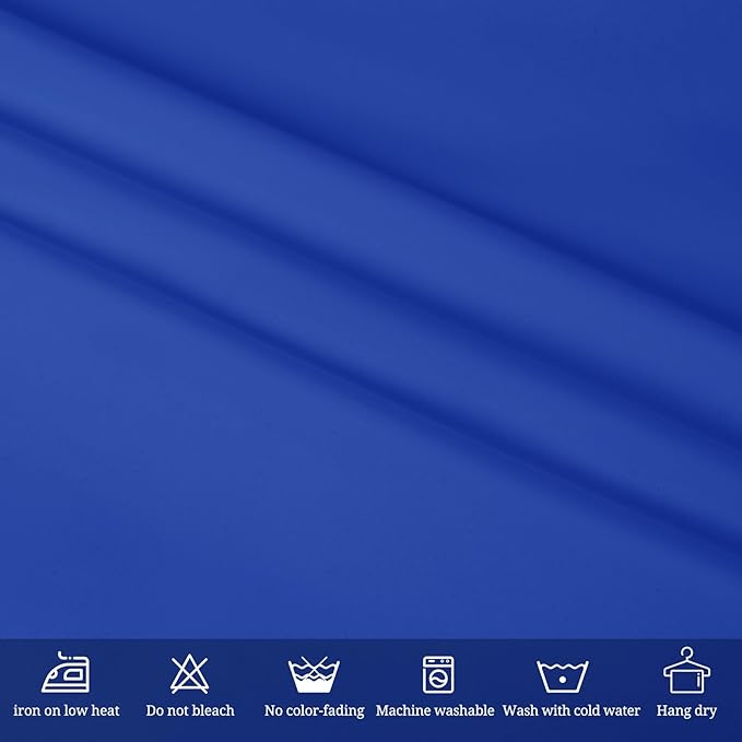 10 Pack Royal Blue Tablecloth 60 x 126 Inch Polyester Table Cloth - Image 3