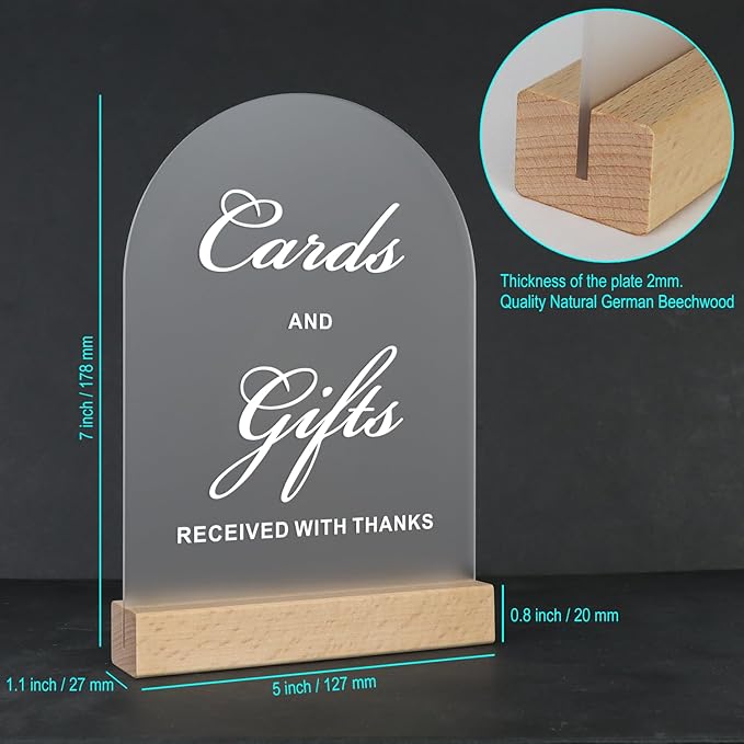 4pc Wedding Sign Set - Image 2