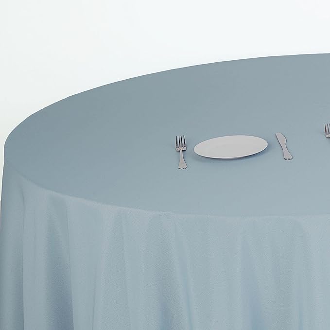 Efavormart Round Tablecloth, 132 Inch Stain & Wrinkle Resistant Washable Table - Image 9