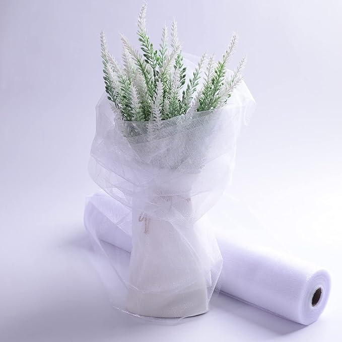 Crystal Organza Fabric Tulle - Image 4