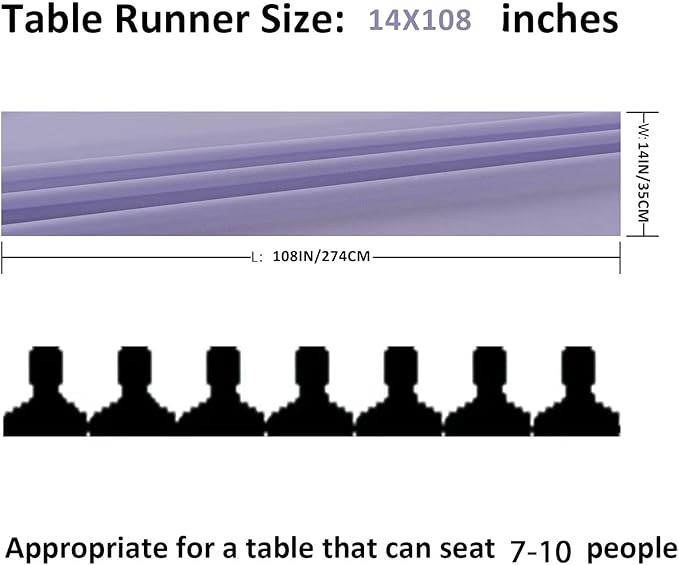 12Pack 9ft Chiffon Table Runner 14x108 Inch Sheer Romantic Table Runner - Image 2