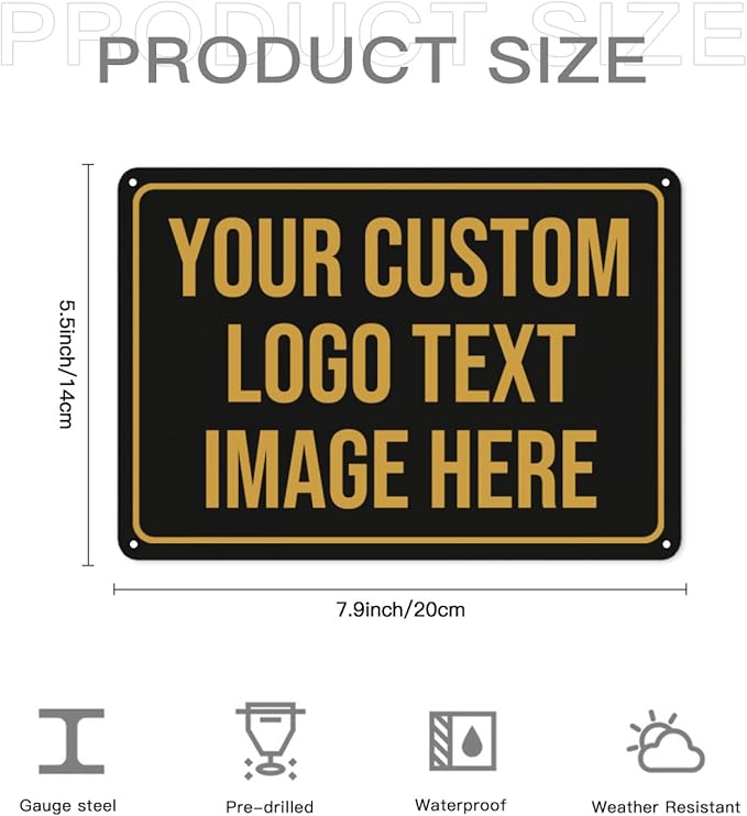 Custom Signs, Custom Sign Metal Signs Customized Signs - Image 2