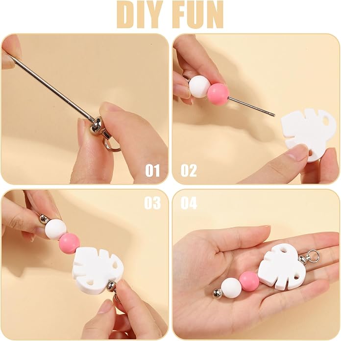 FREEBLOSS 50 Set DIY Beaded Cup Charms - Image 4