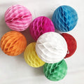 8pcs 8inch Paper Honeycomb Balls Decorative Tissue Pom Poms Flower Art Hanging by ZGjoy