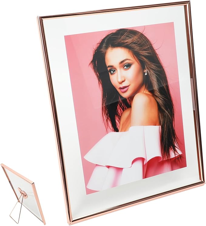 Heart Frame, Rose Gold Floating Frame - Image 3