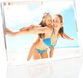 HELPLEX Picture Frames, 1 Pack 4x6 inch Acrylic Picture Frame Clear 4 x 6 Photo by HELPLEX
