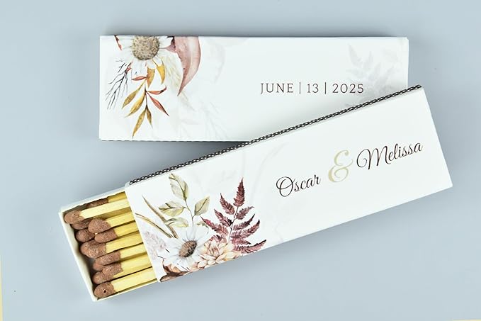 10 Boxes - Customized Matchboxes Colorful Tips - Image 5