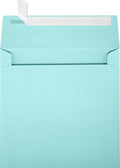 LUXPaper Square Invitation Envelopes | Peel & Press | 5 1/4" x 5 1/4" | Seafoam by LUXPaper