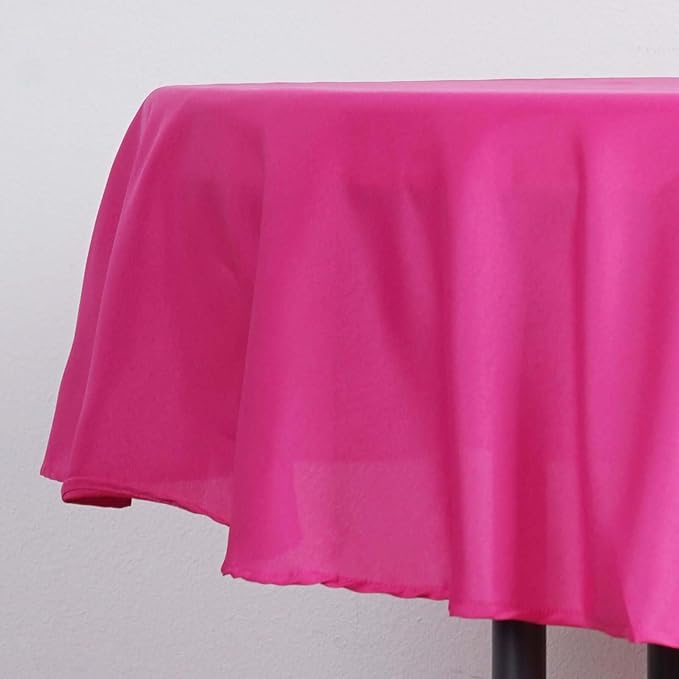 Efavormart Round Tablecloth, 90 Inch Stain & Wrinkle Resistant Washable Table - Image 3