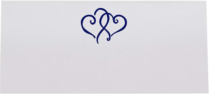 Linked Hearts Place Cards, Pre-cut and Scored - Image 3