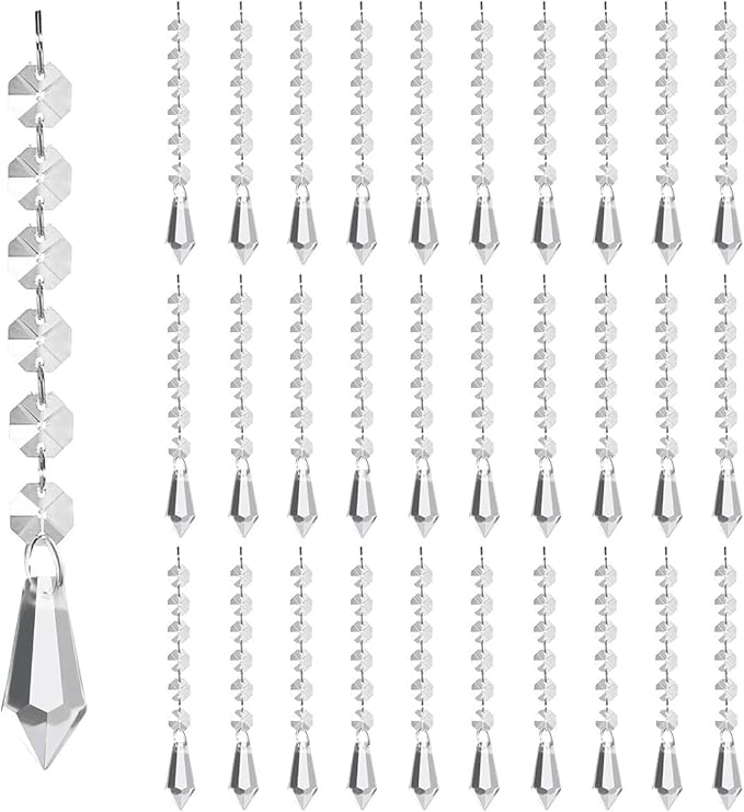 50 Pack Hanging Crystals by KESOCORAY