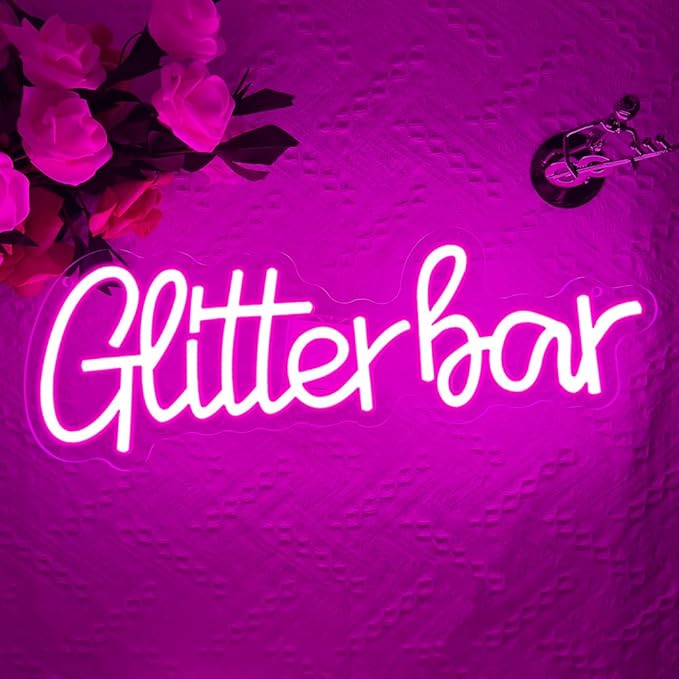 Glitter Bar Neon Sign, Bar Signs - Image 8