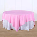 Efavormart 90" Square Polyester Table Overlay by efavormart