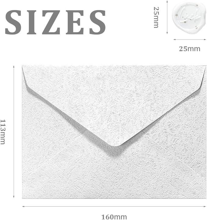 30 Pieces A6 Envelopes with 30 Seal Stickers, 6.32 x 4.45 inch Envelopes - Image 2