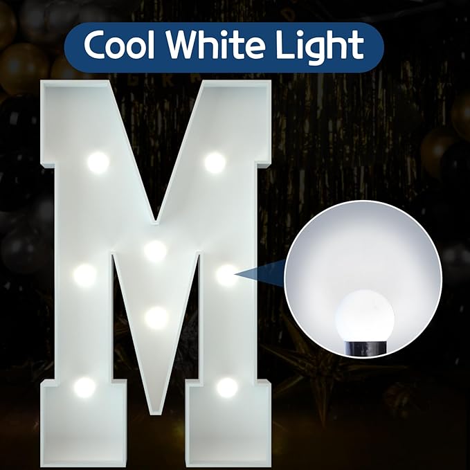 Marquee Letters 3 Feet Tall Large Light Up Letters Baby Shower Decorations - Image 2