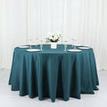 Efavormart Round Tablecloth, 120 Inch Stain & Wrinkle Resistant Washable Table by efavormart