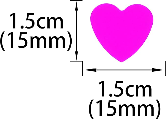 Hot Pink Love Heart Table Confetti - Image 2