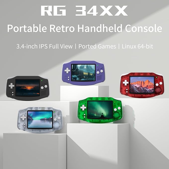 RG34XX Retro Handheld Game Consoles RG34XX Classic Retro Gaming Console 32+64G - Image 2