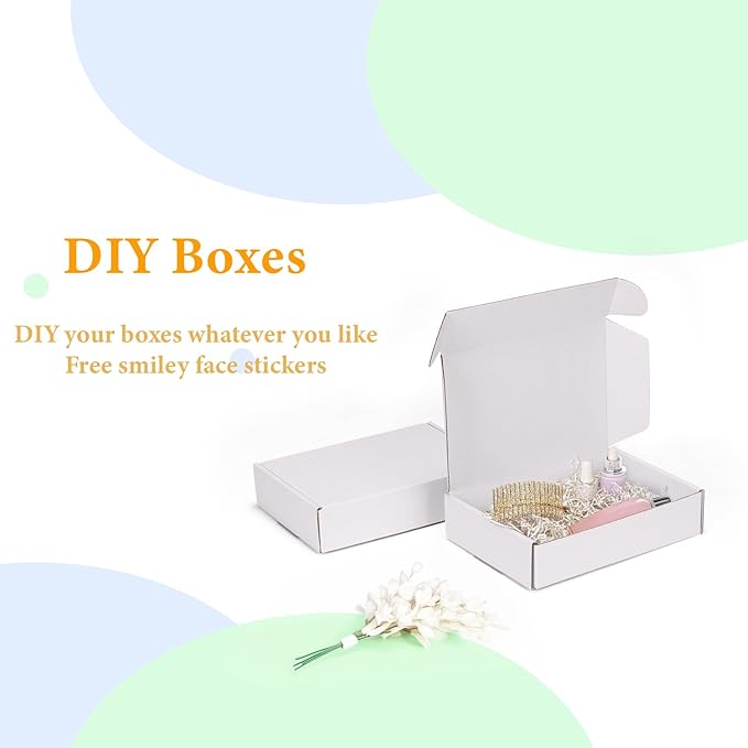 MEBRUDY 9x6x2 Inches Shipping Boxes Pack of 50, Small Corrugated Cardboard Box - Image 7