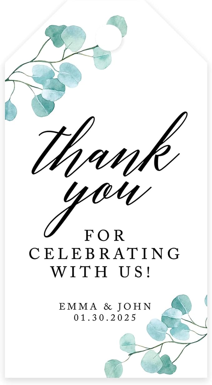 Andaz Press 100-Pack Personalized Thank You by AndazPress