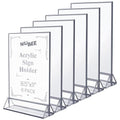 NIUBEE 6Pack 8.5x11 Clear Acrylic Sign Holder by NIUBEE