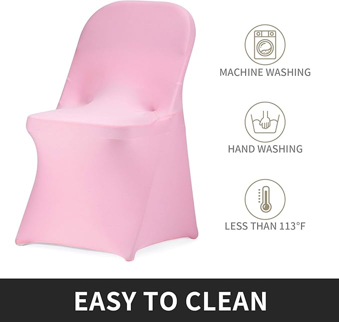 Peomeise Stretch Spandex Folding Chair Cover - Image 4