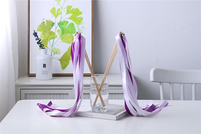 30pcs Ribbon Stick Wands Party Streamers - Image 2