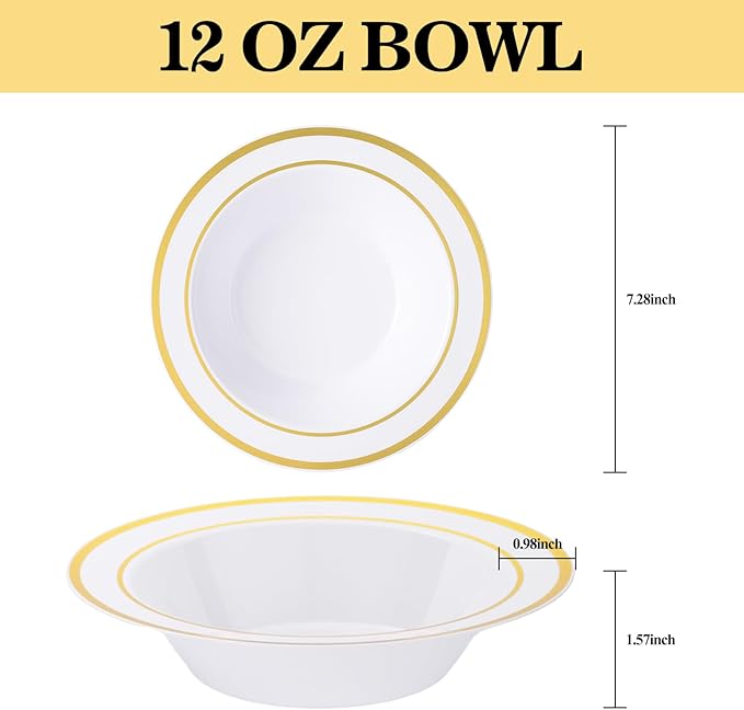 50 Pack Disposable Soup Bowls - Image 4