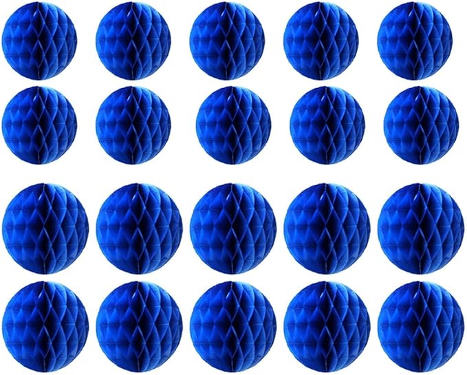 20pcs Honeycomb Flower Balls Party Honeycomb Balls Decoration Paper Flower by ZGjoy