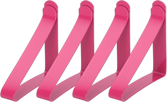 uxcell 4 Pack Tablecloth Clips, Stainless Steel Table Cloth Cover Clamps by uxcell