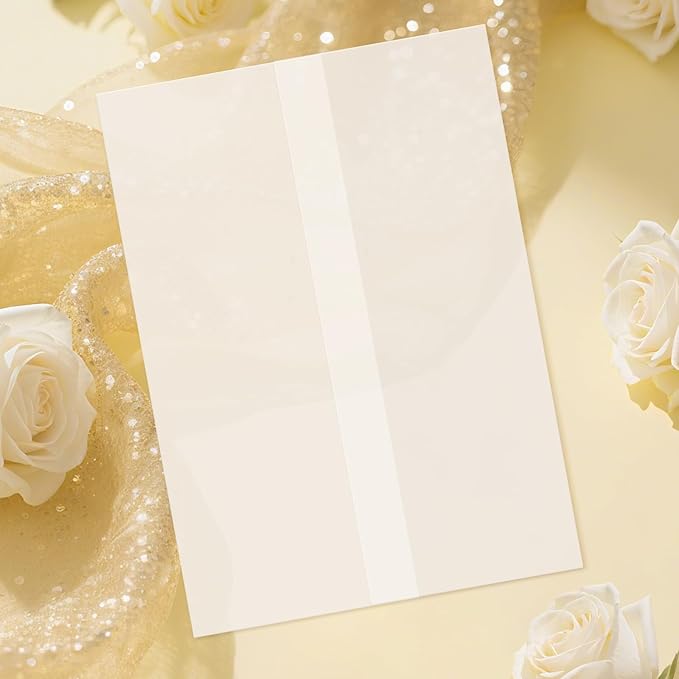 30 Pack Pre-Folded Vellum Jackets by Unknown