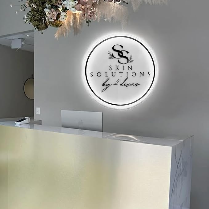 Custom Business Logo Neon Sign for Personalized Company Store UV Metal Acylic - Image 7
