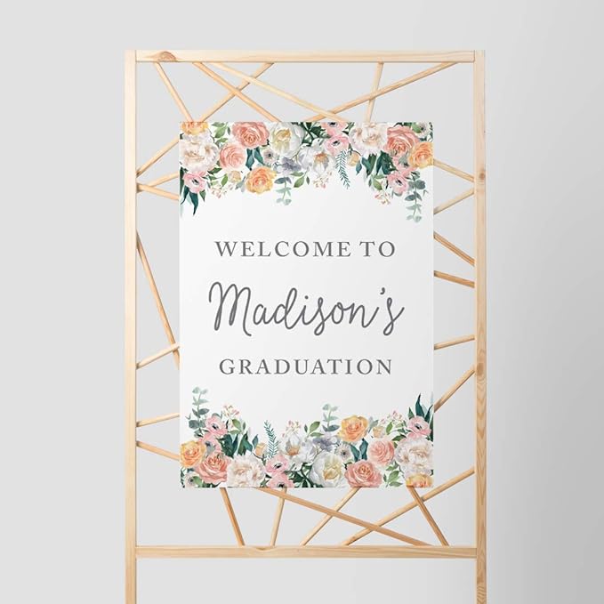 Andaz Press Personalized Extra Large Wedding Easel Board Party Sign, 12x18-inch - Image 5
