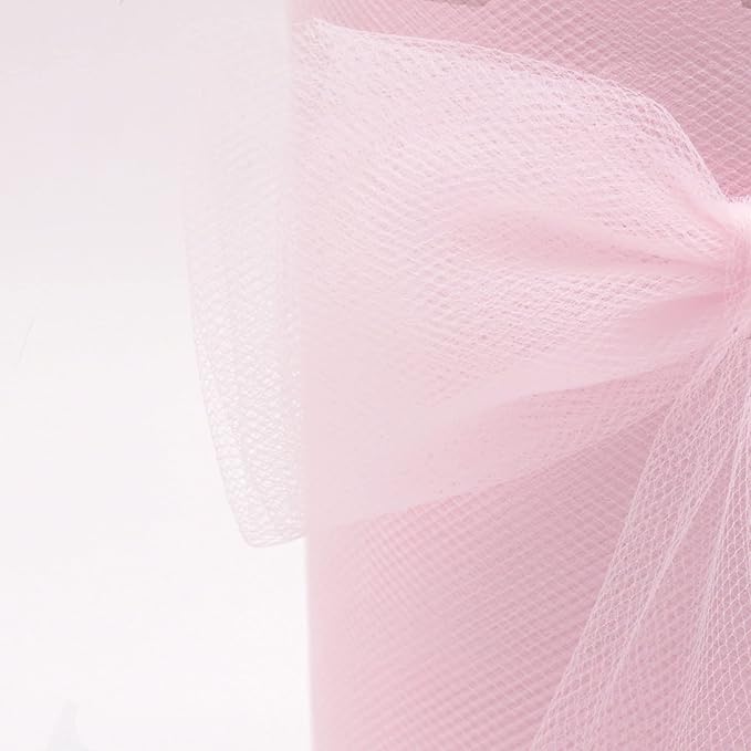 Light Pink Tulle Fabric Rolls 6 Inch by 200 Yards Fabric Spool Tulle Ribbon - Image 7