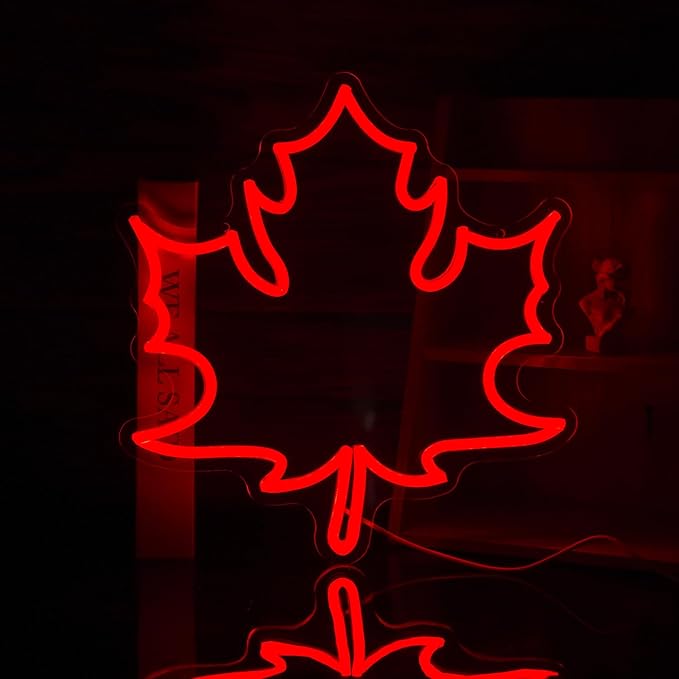 Maple Leaf Neon Sign LED Neon Red Leaf Light - Image 5