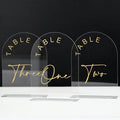 JINMURY Acrylic Arch Table Numbers by JINMURY
