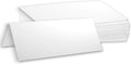 Hamilco Blank Tent Name Place Table Cards 3 1/2" x 11" Folded Card Stock by Hamilco